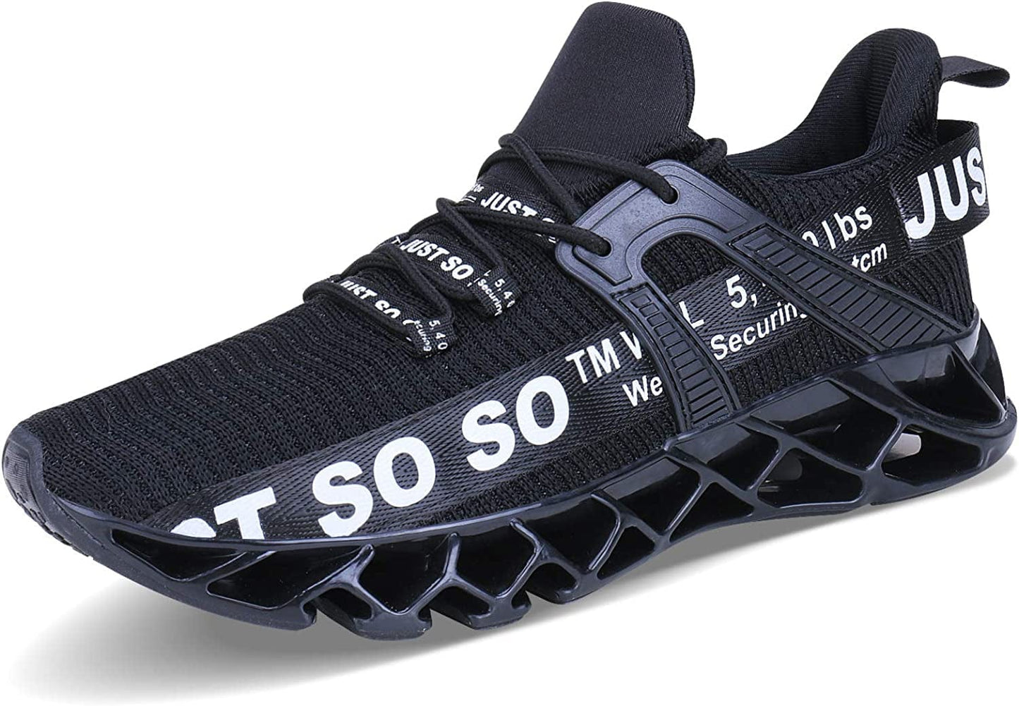 Mens Running Shoes Walking Non Slip Blade Type Sneakers