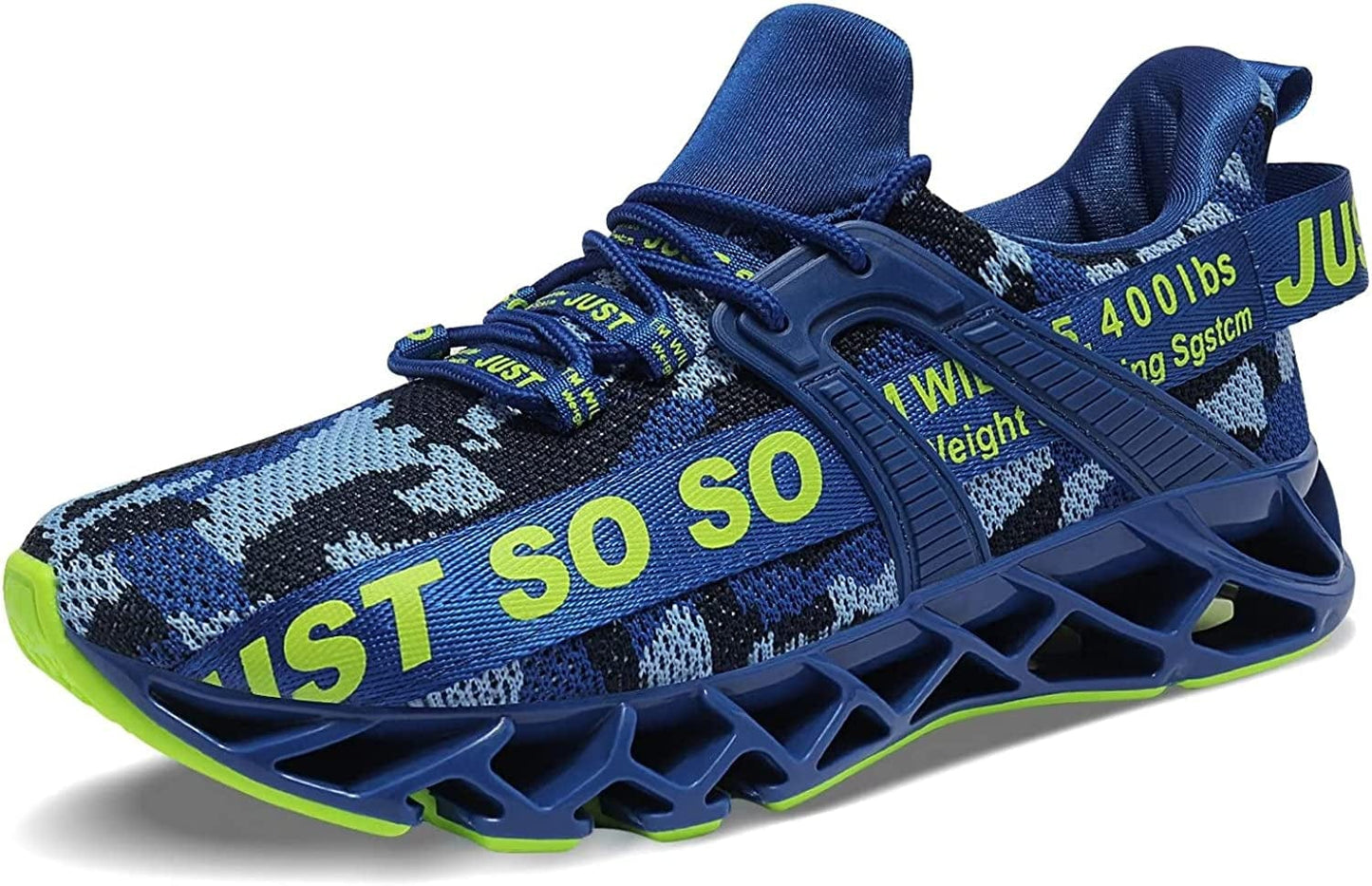 Mens Running Shoes Walking Non Slip Blade Type Sneakers