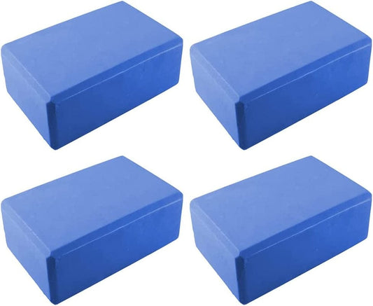 Muka 4 Pack Yoga Blocks 4X6X9 Inch, High Density EVA Foam Yoga Brick for Meditation, Pilates