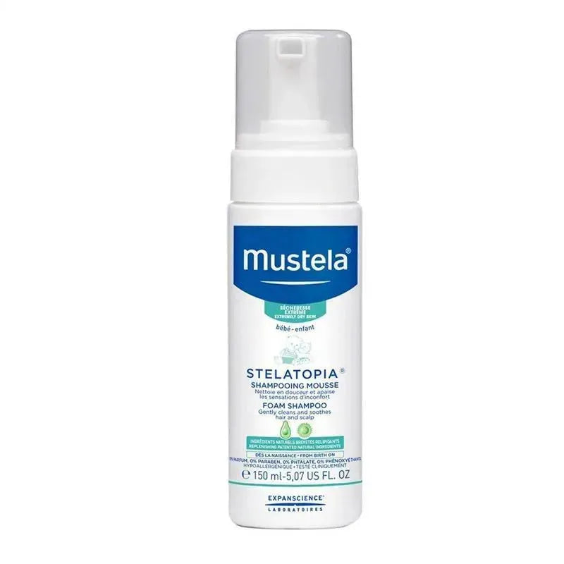 Mustela Stelatopia Foam Shampoo, 150 ml.