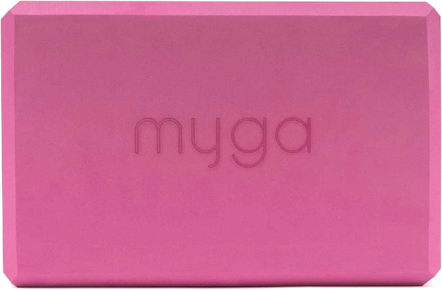 Myga Foam Yoga Block - High Density EVA Foam Block for Yoga, Pilates & Fitness - Ideal for Supporting Poses, Balance & Flexibility - Lightweight, Moisture-Proof & Odour Resistant