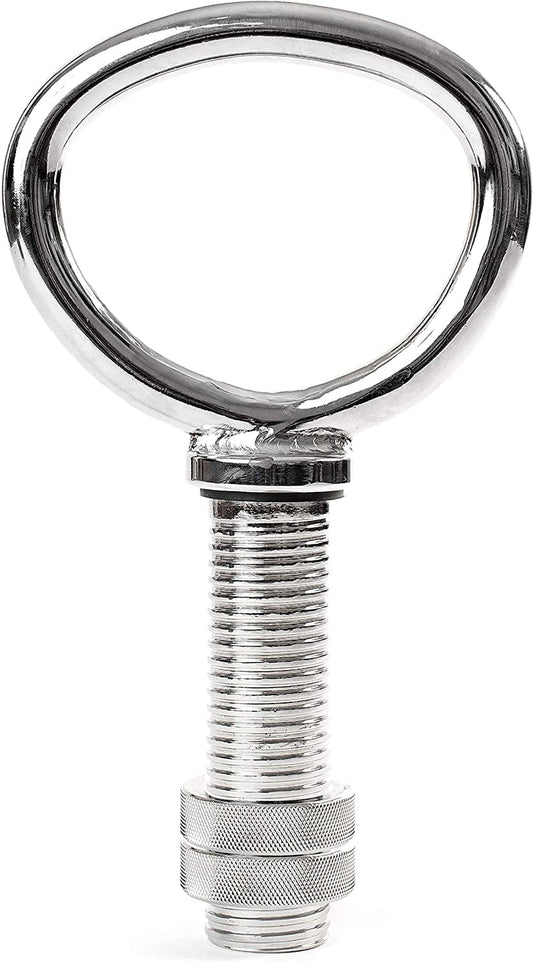 Newme Fitness Adjustable Kettlebell Handle for Strength Training Kettlebells for Weight Plates - Home or Gym Workout- Ergonomic Design for a Comfortable, Non-Slip Grip