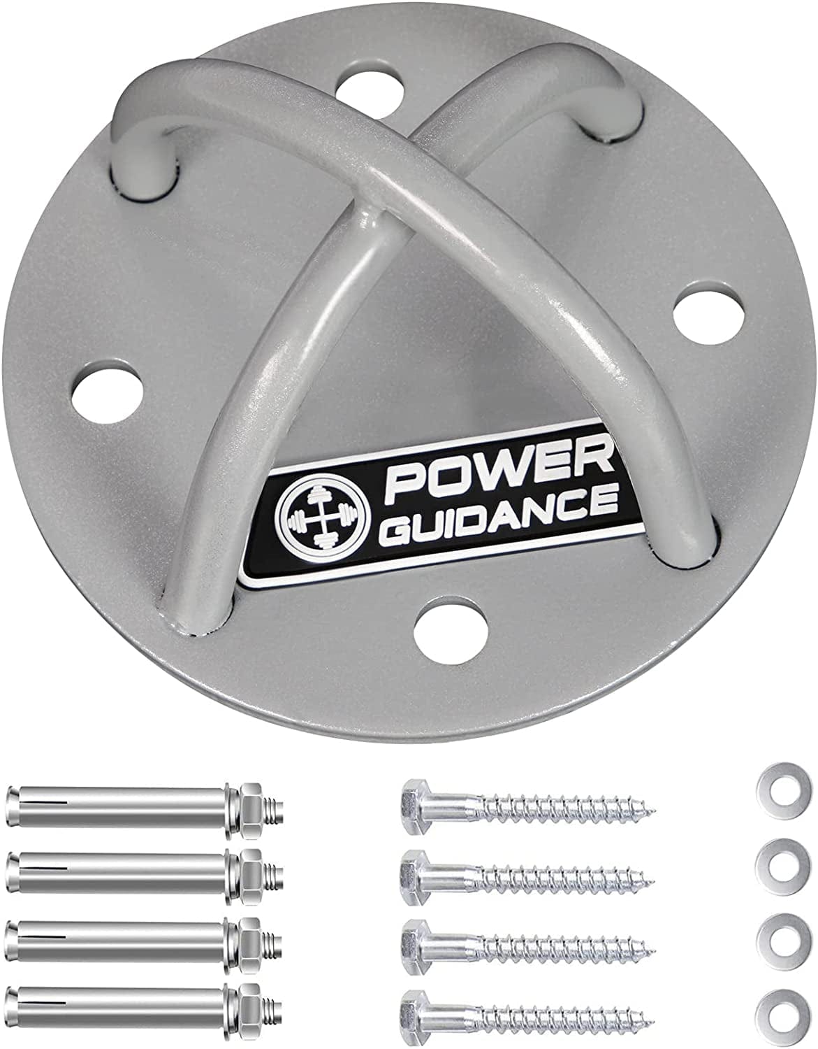 POWER GUIDANCE Wall and Ceiling Mount Bracket for Suspension Straps, Gymnastic Rings, Yoga Swings & Hammock Resistance Band Battle Rope