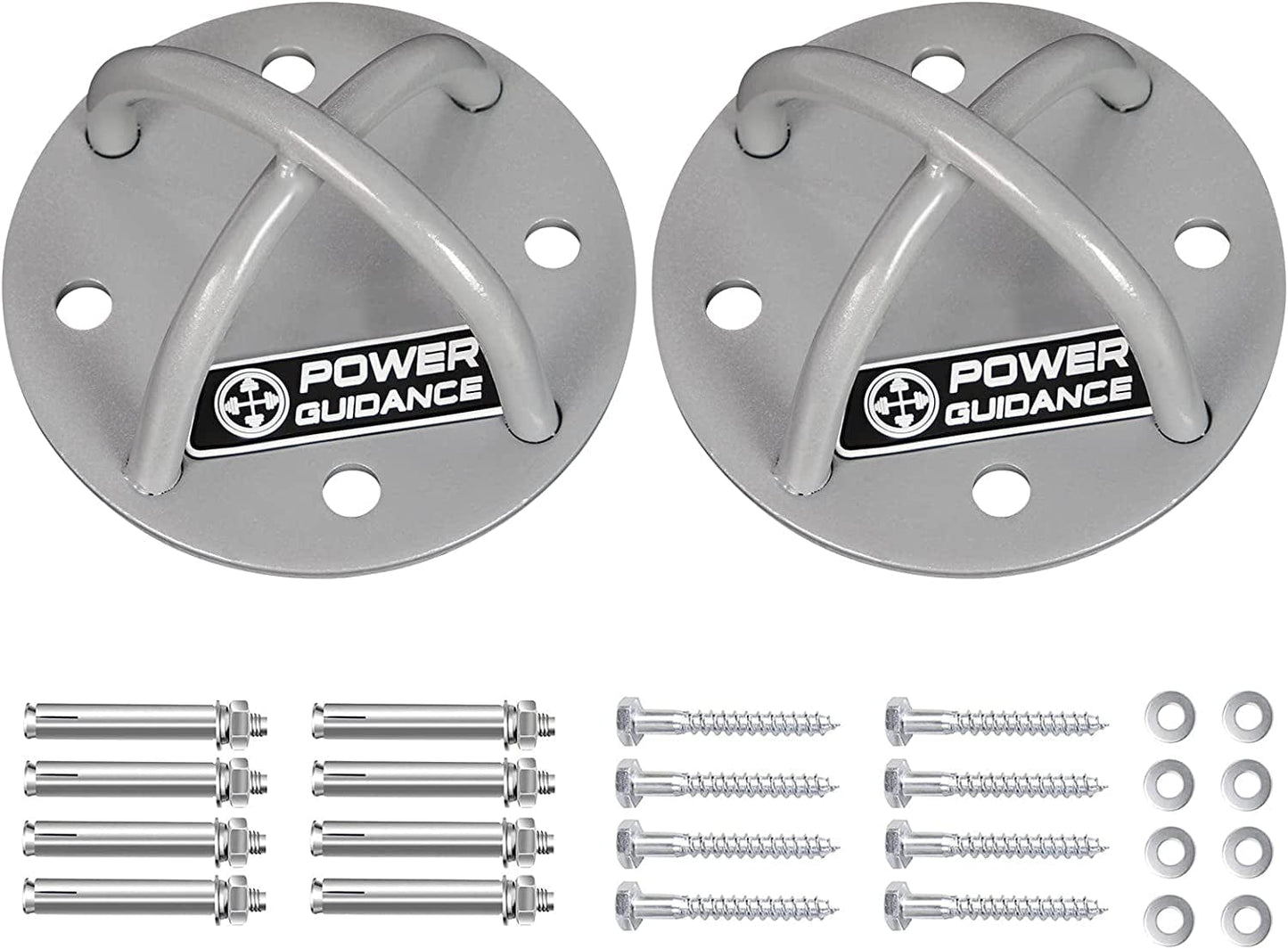 POWER GUIDANCE Wall and Ceiling Mount Bracket for Suspension Straps, Gymnastic Rings, Yoga Swings & Hammock Resistance Band Battle Rope