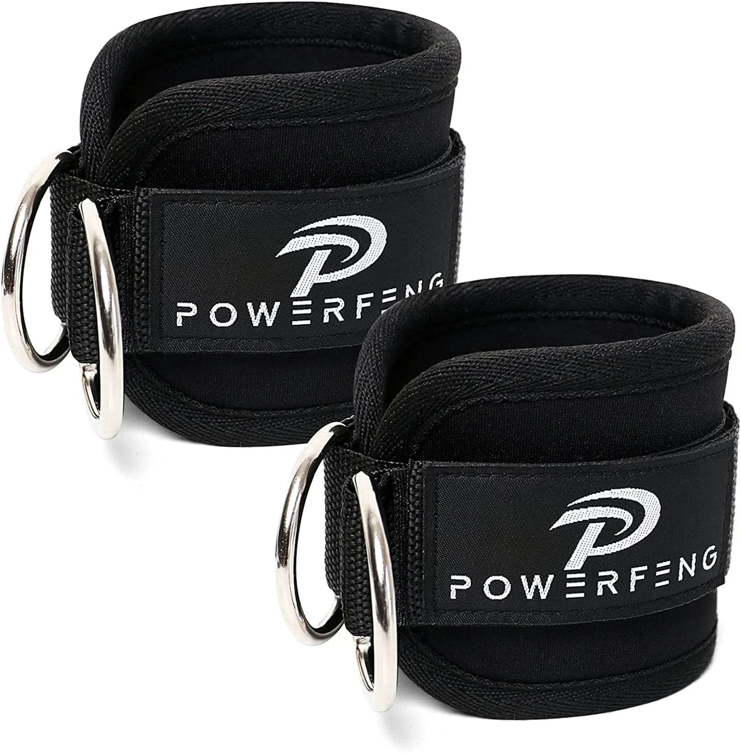 Powerfeng Ankle Strap Cable Machine: Ankle Cable Attachments for Gym Ankle Cuff Cable Glute Kickback Ankle Straps for Leg & Glute Ankle Cuffs Women