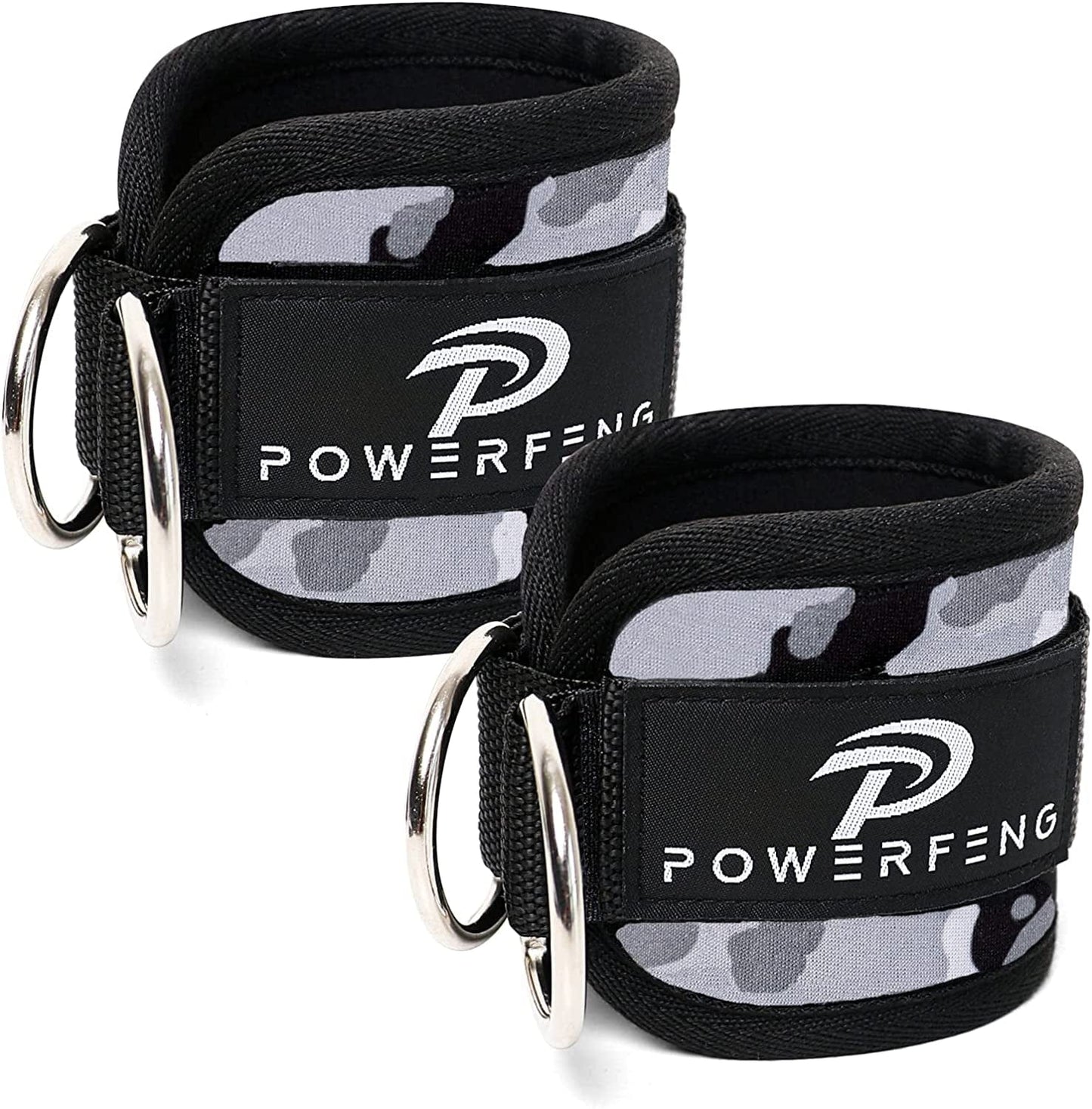 Powerfeng Ankle Strap Cable Machine: Ankle Cable Attachments for Gym Ankle Cuff Cable Glute Kickback Ankle Straps for Leg & Glute Ankle Cuffs Women