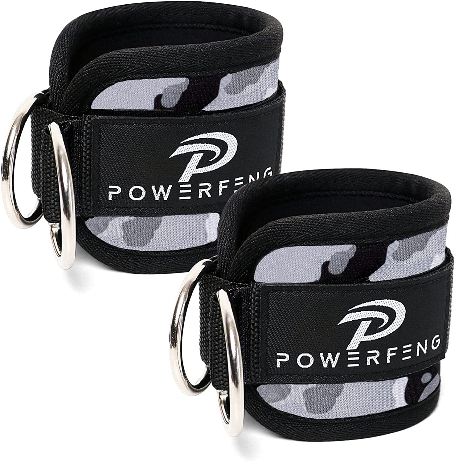 Powerfeng Ankle Strap Cable Machine: Ankle Cable Attachments for Gym Ankle Cuff Cable Glute Kickback Ankle Straps for Leg & Glute Ankle Cuffs Women