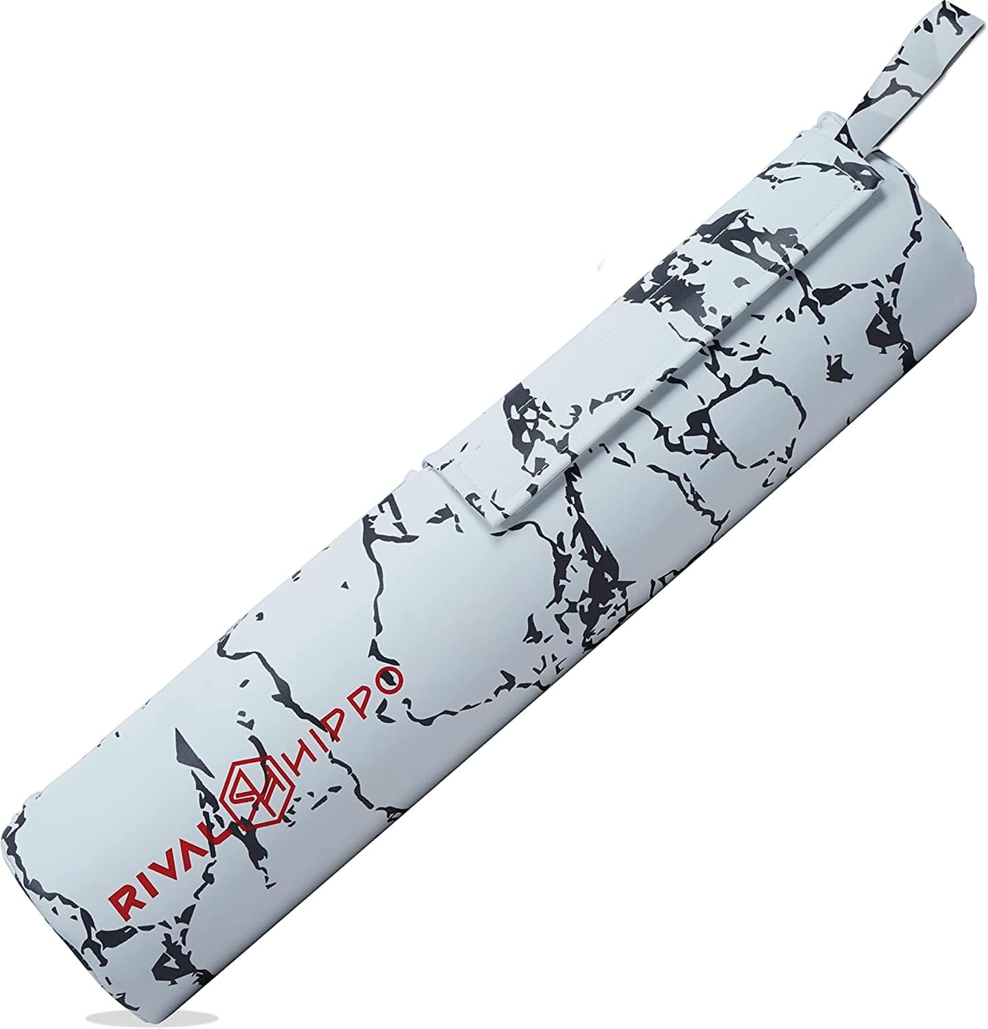 Premium Hip Thrust Pad and Squat Pad - Non-Slip Barbell Pad Stays in Place Secure, Bar Pad for Comfortable Squats Lunges Glute Bridges, Built-In Velcro Safety Straps, Reinforced PU Leather Cover - Olympic Bar and Smith Machine