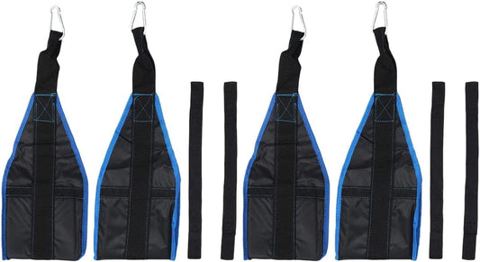 PRETYZOOM 2 Pairs Abdominal Training Belt Abdominal Muscle Trainer Pull- up Gym Exercise Equipment Body Shaper Building Ab Suspension (Blue Black)