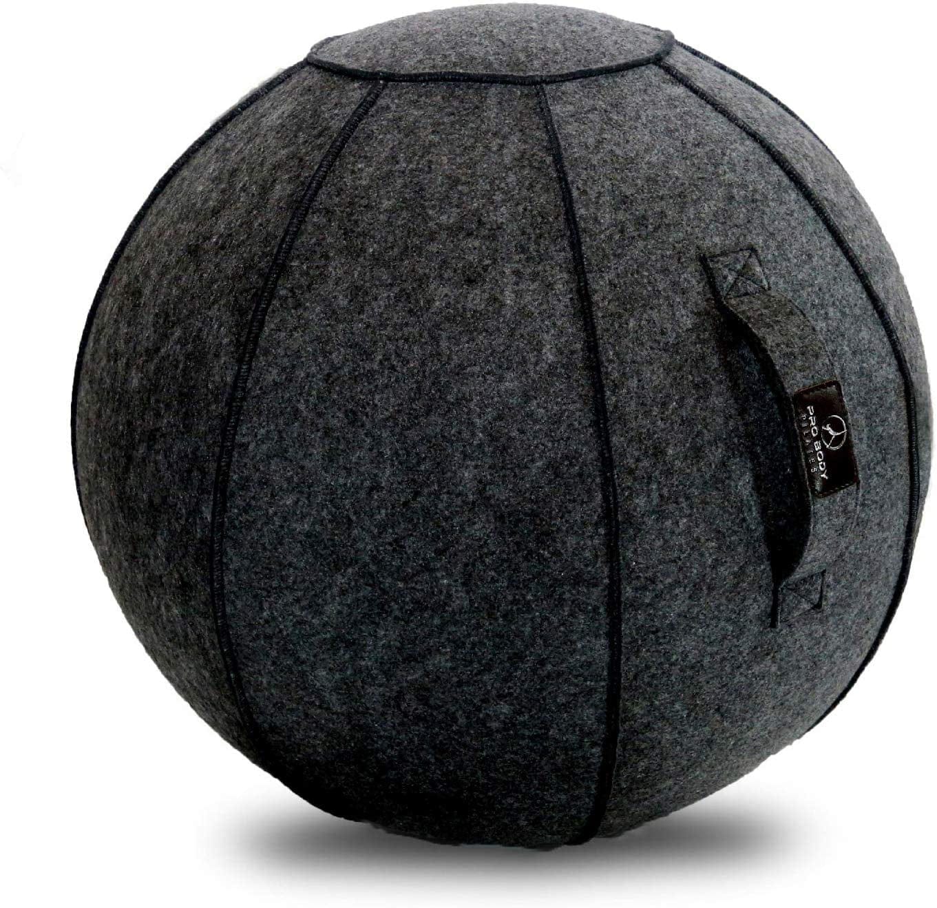 Probody Pilates Yoga Ball Chair, Exercise Ball Chair for Office and Desk, Yoga Chair with Stability Ball Cover, Yoga Ball Office Chair, Balance Ball Chair with Attractive Cover Seat