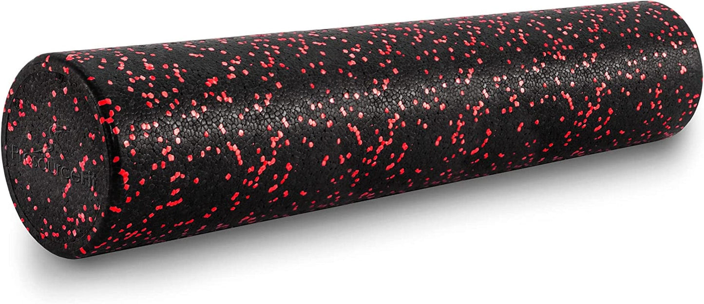 Prosourcefit High Density Foam Rollers 36, 24, 18, 12- Inches Long. Firm Full Body Athletic Massage Tool for Back Stretching, Yoga, Pilates, Post Workout Muscle Recuperation. Speckled and Solid Colors