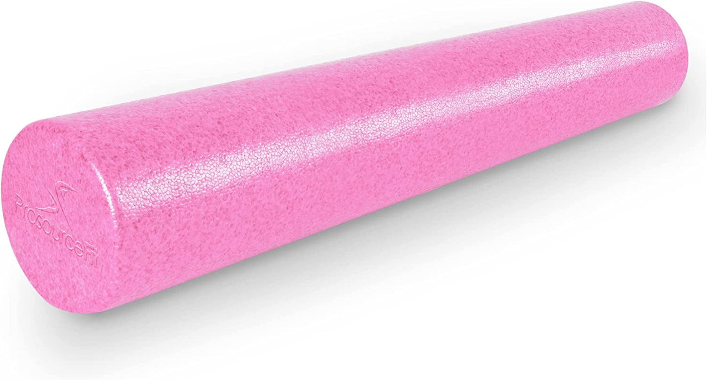 Prosourcefit High Density Foam Rollers 36, 24, 18, 12- Inches Long. Firm Full Body Athletic Massage Tool for Back Stretching, Yoga, Pilates, Post Workout Muscle Recuperation. Speckled and Solid Colors
