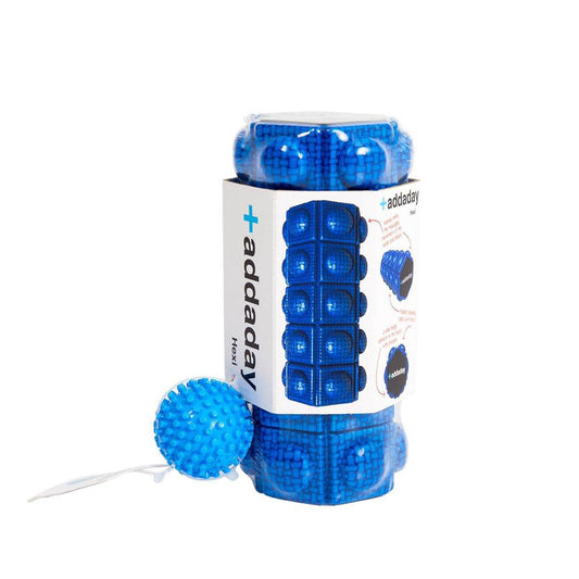 ProStretch Addaday Hexi Foam Roller With Footy Massage Ball
