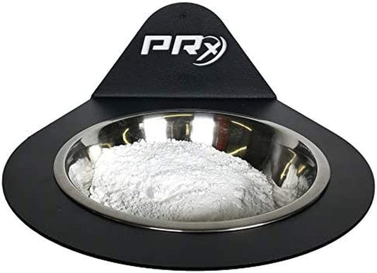 Prx Performance Chalk Bowl Container, Wall Mounted Holder for Garage Gym, Space Saving Home Workout Accessory