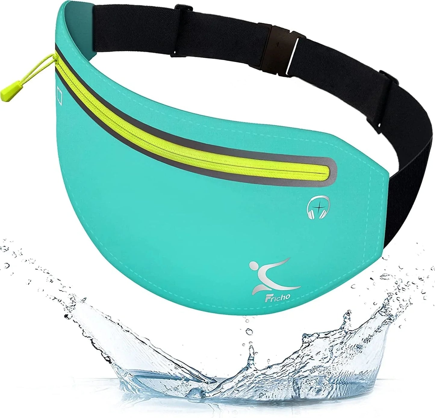 Running Belt Phone Holder, Mothers Day Gifts for Mom Wife Her Teens, Money Belt Bag, Flat Fanny Packs for Women Men, Workout Gear Accessories, Waist Pouch for Runners, Walking, Travel, Gym, Exercise