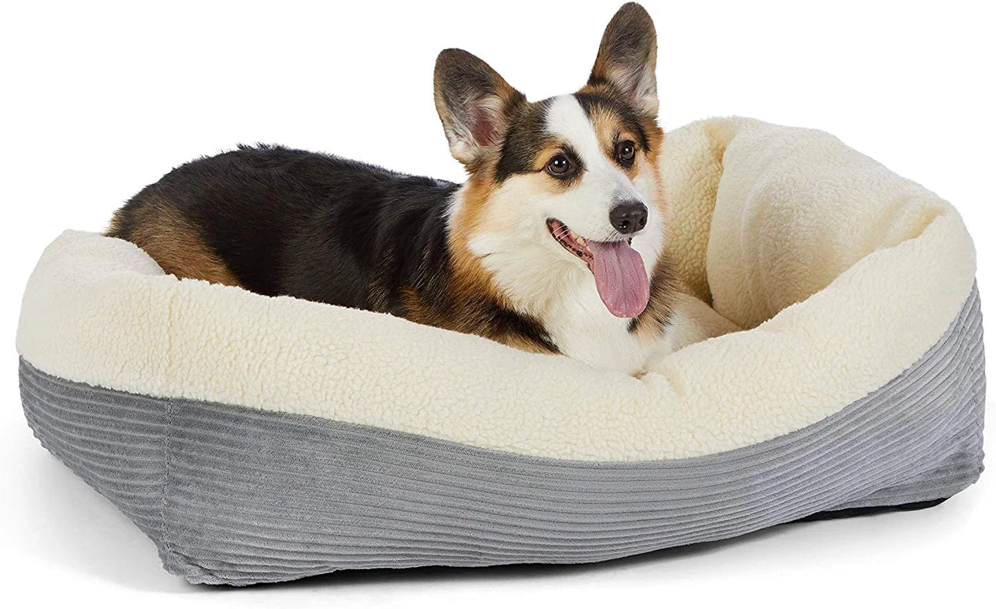 Self Warming Pet Bed for Cat or Dog, Rectangle, 24 X 20 X 7 Inches