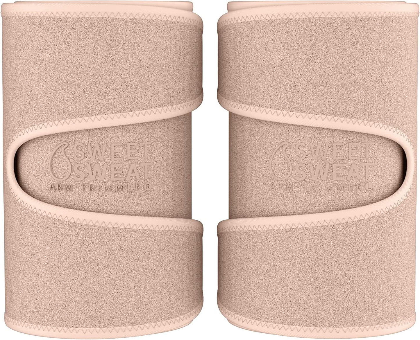 Sports Research Sweet Sweat Arm Trimmers for Men & Women | Premium Quality Arm Wraps for Maximizing Heat & Sweat during Exercise| Includes Mesh Carry-Bag