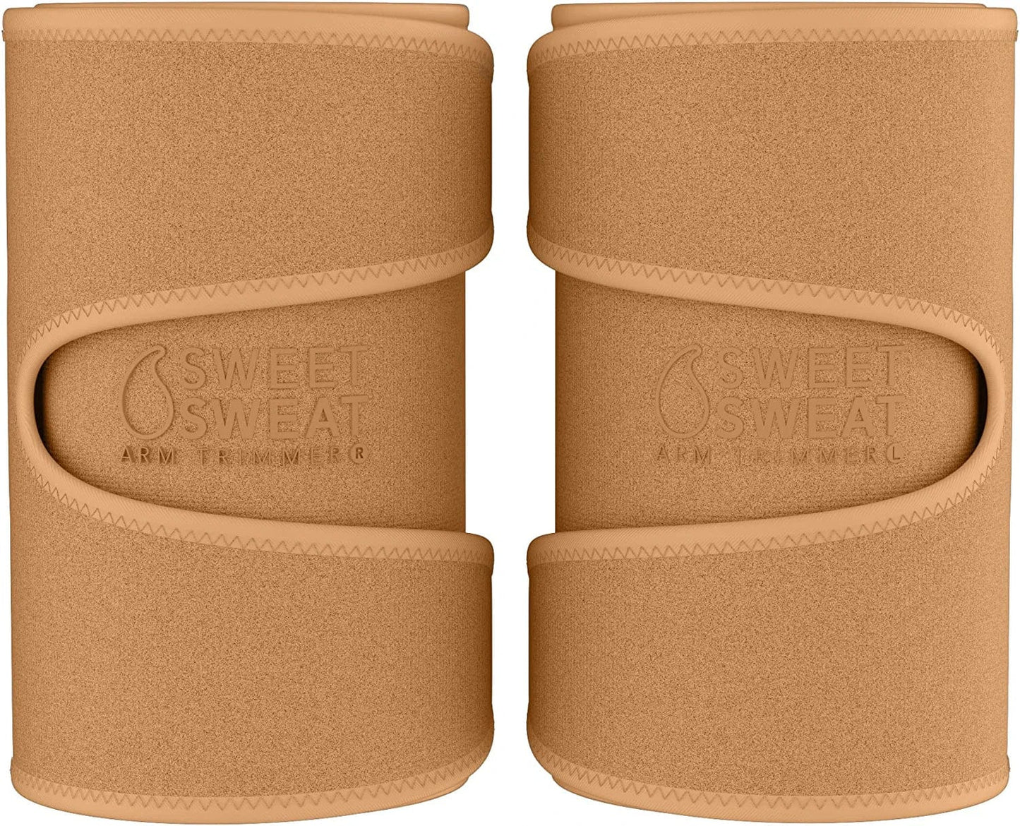 Sports Research Sweet Sweat Arm Trimmers for Men & Women | Premium Quality Arm Wraps for Maximizing Heat & Sweat during Exercise| Includes Mesh Carry-Bag