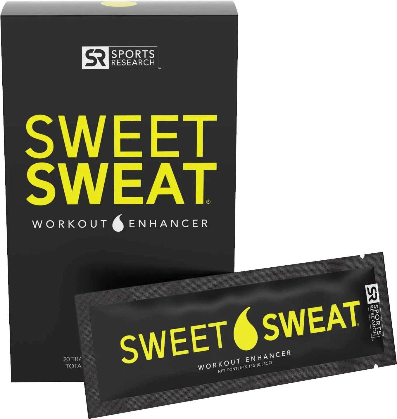 Sports Research Sweet Sweat Gel Get More from Your Workout: Workout Enhancer Makes You Sweat Faster & Harder - Try W/Waist Trimmer - Men’S & Women’S Toning Sweat Cream