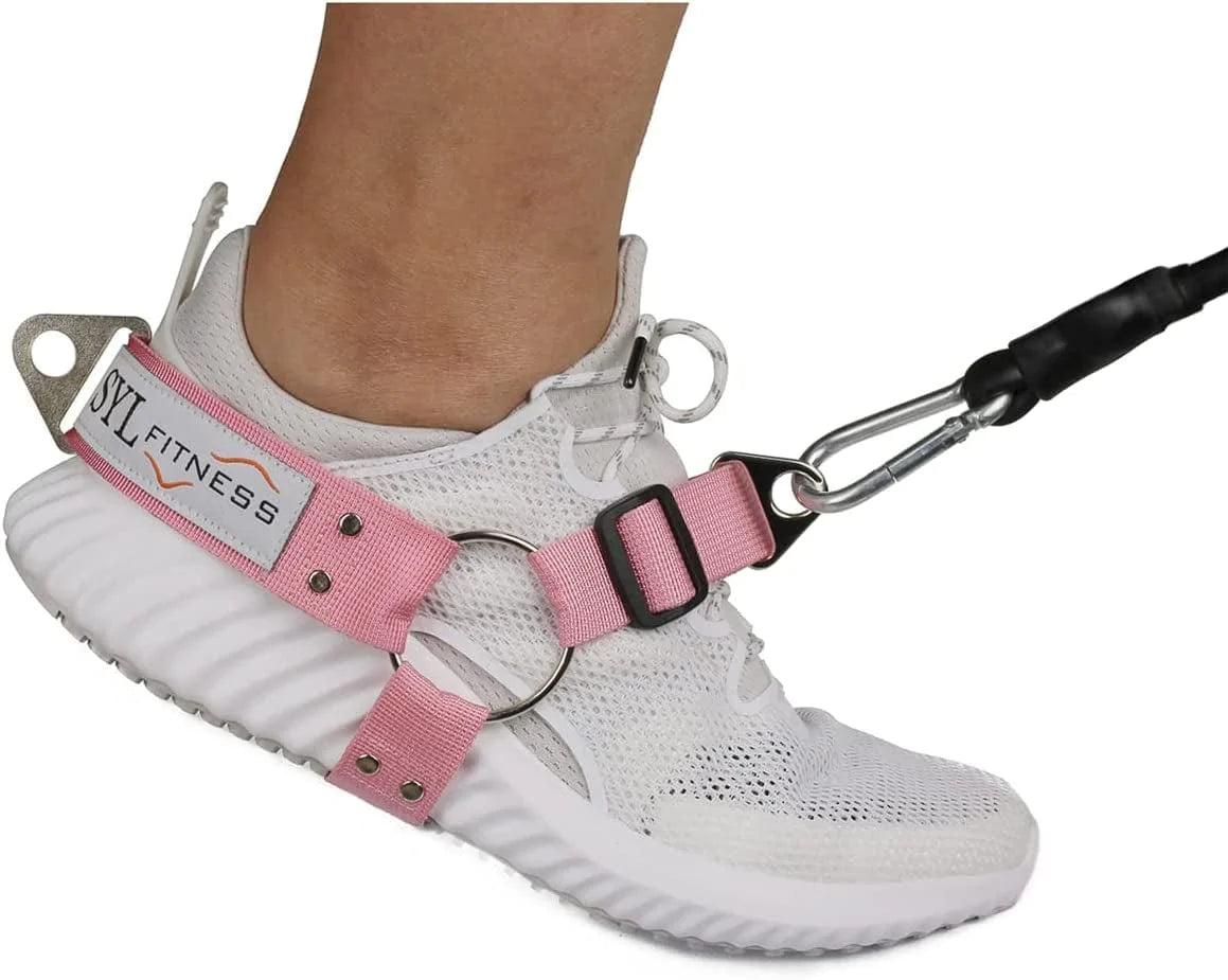 SYL Fitness Glute Workout Kickback Strap – Booty Building and Workout Trainer – Home and Gym Leg Resistance Booty Bands for Cable Machines