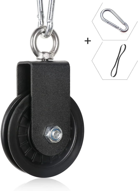 SYL Fitness LAT Pulley System DIY Attachment Pull down Home Gym Accessories (Pulley)