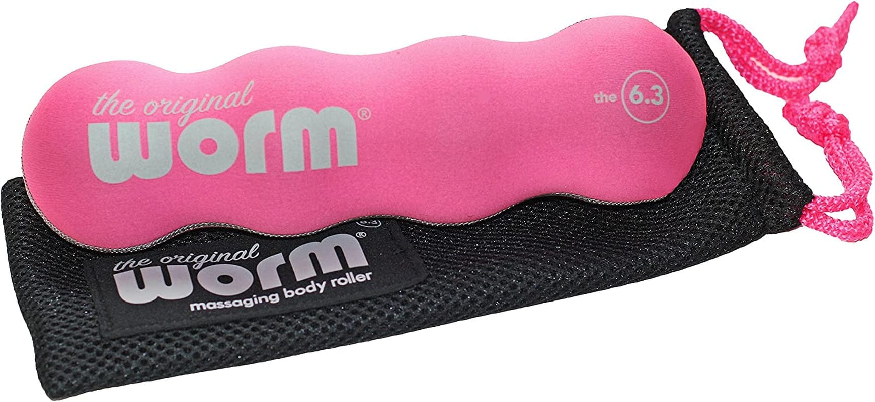 The Original Worm-Combines Massage Balls & Foam Roller for Neck, Feet, Back, Shins, Calves, Hips, Glutes. Portable. Great Travel Roller for Plane and Car. Easy to Use.