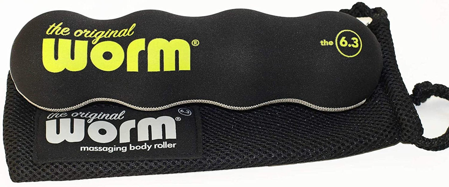 The Original Worm-Combines Massage Balls & Foam Roller for Neck, Feet, Back, Shins, Calves, Hips, Glutes. Portable. Great Travel Roller for Plane and Car. Easy to Use.