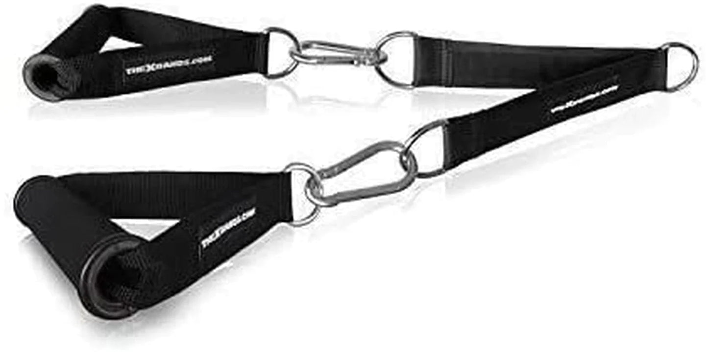 The X Bands - Cable Attachments for Gym - Gym Equipment Accessories - Home Fitness Equipment - Cable Machine Attachments - Crossfit Equipment for Home Gym Handles - Cable Pulley Workout Equipment Gym