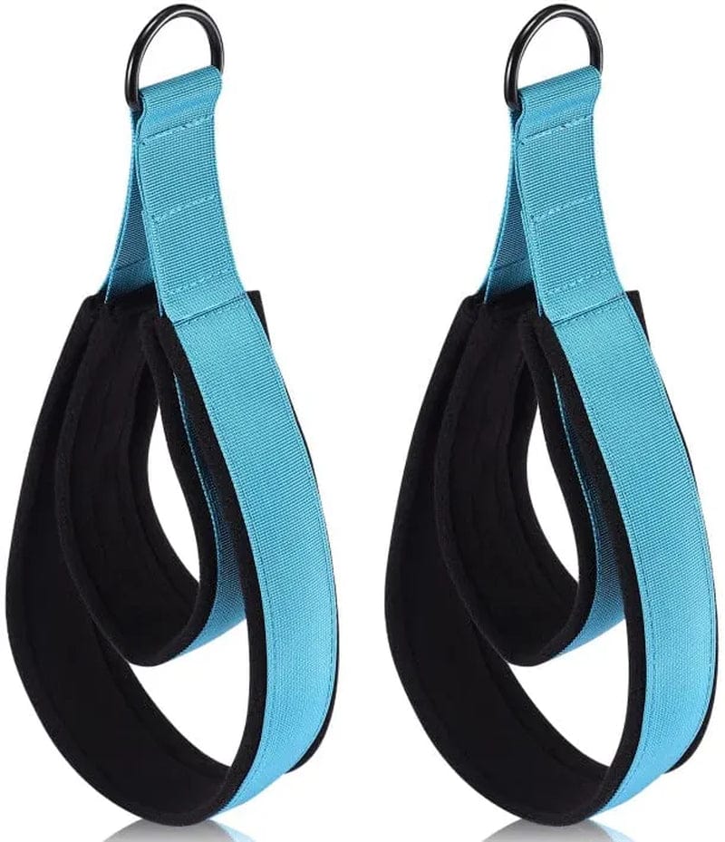 TOBWOLF 2PCS Pilates Straps, Pilates Double Loop Straps for Reformer, Fitness D-Ring Straps Double Loops Padded, Pilates Equipment D-Ring Exercise Straps Yoga Exercise Accessories for Home Gym Workout