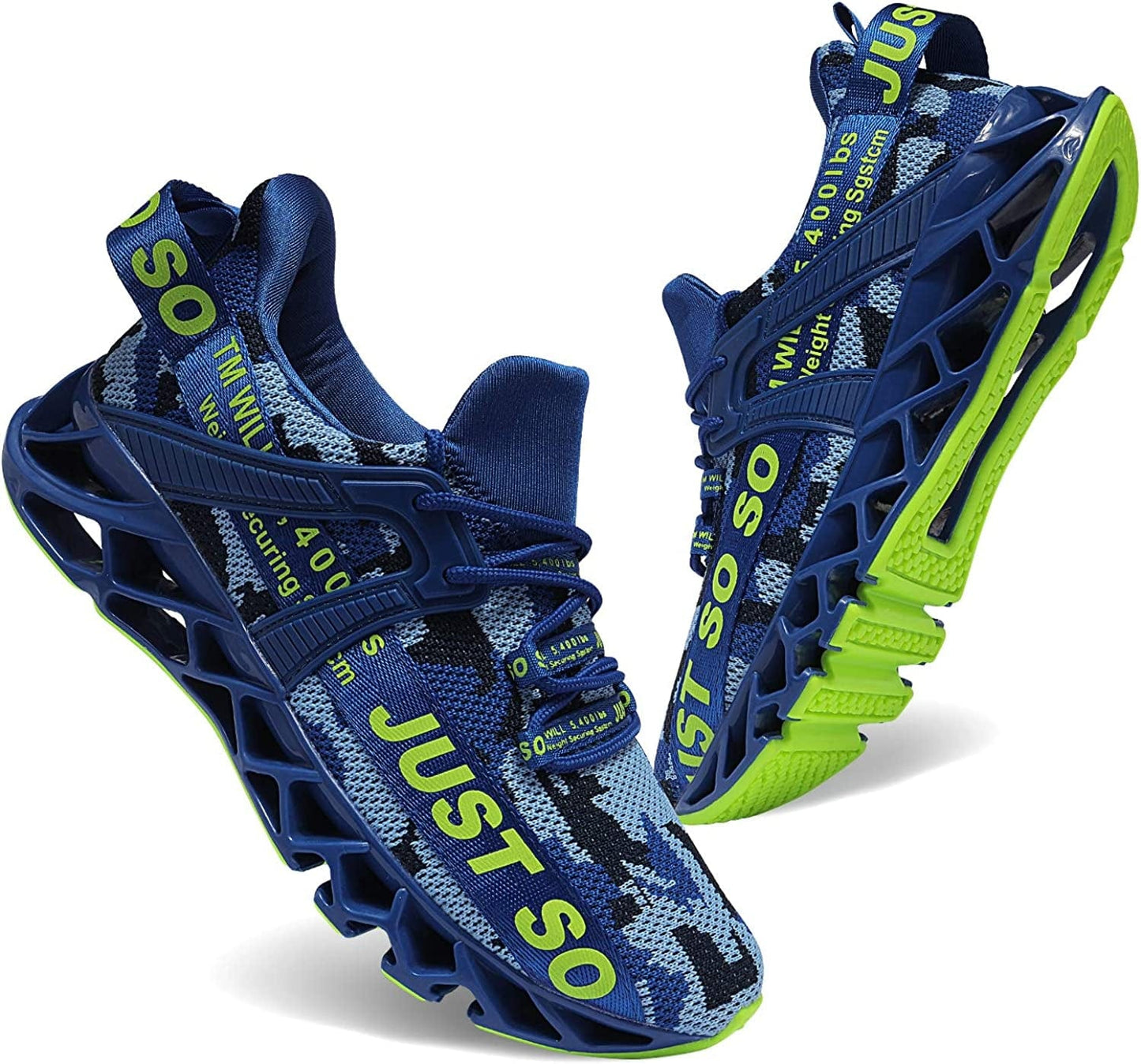 UMYOGO Mens Athletic Walking Blade Running Tennis Shoes Fashion Sneakers