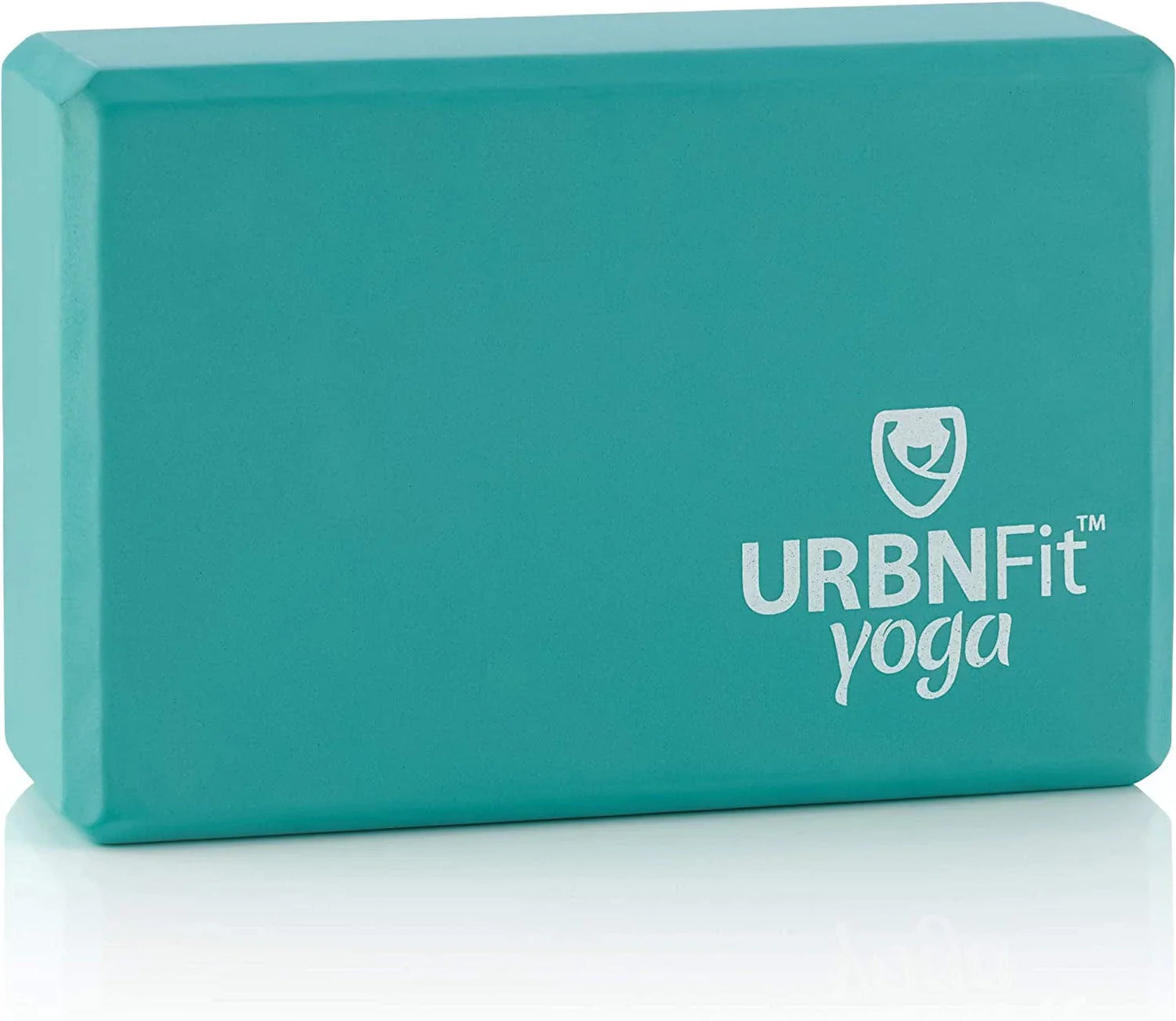 Urbnfit Yoga Block - 1PC - Moisture Resistant High Density EVA Foam Block - Improve Balance and Flexibility Perfect for Home or Gym - Free PDF Workout Guide