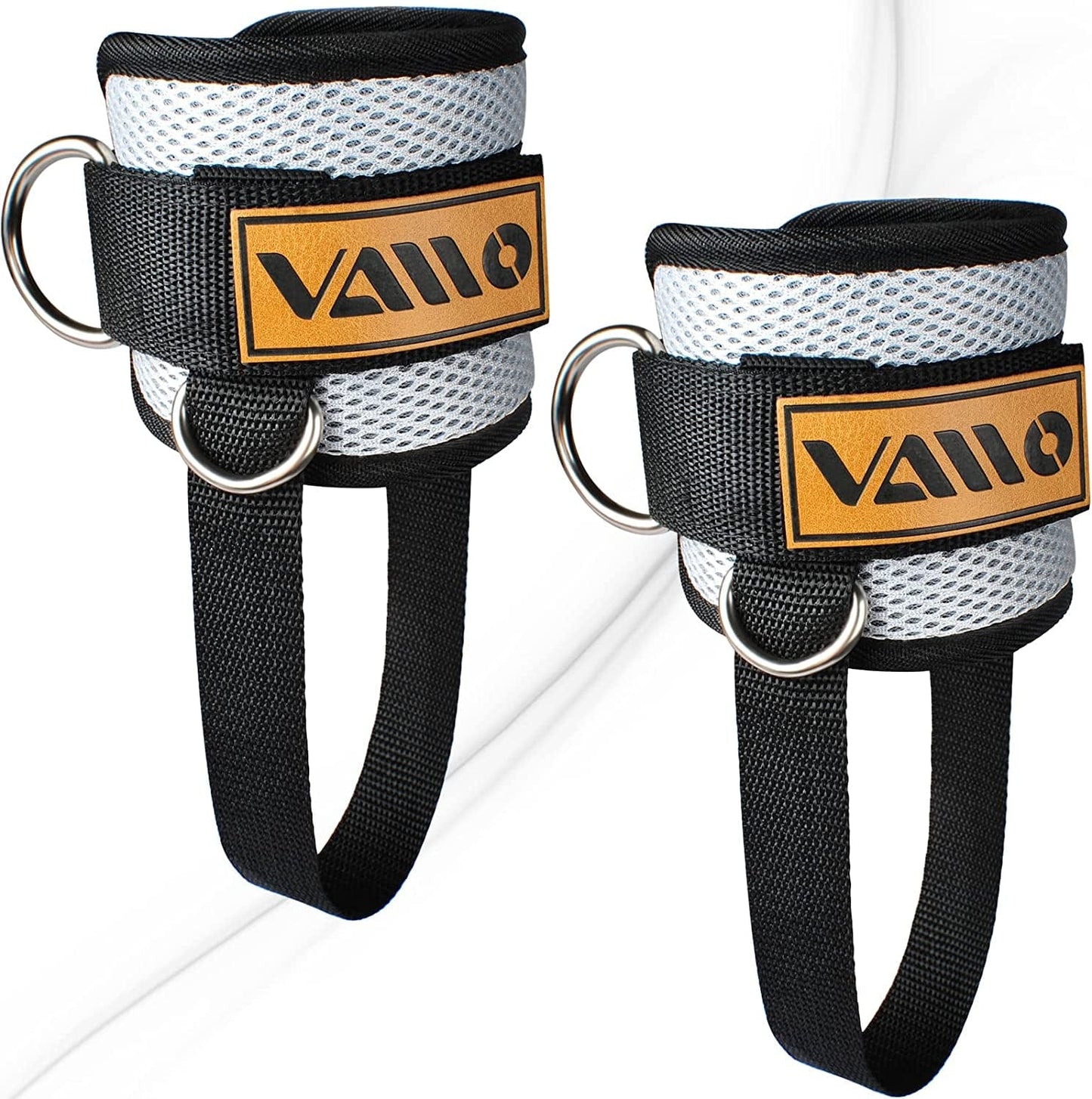VAIIO Ankle Straps for Cable Machines,Adjustable Comfort Fit Neoprene, Reinforce Double D-Ring - Premium Ankle Cuffs to Improve Abdominal Muscles, Lift the Butts, Tone the Legs for Men & Women