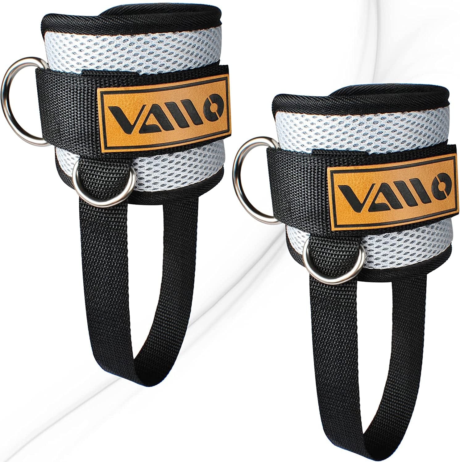 VAIIO Ankle Straps for Cable Machines,Adjustable Comfort Fit Neoprene, Reinforce Double D-Ring - Premium Ankle Cuffs to Improve Abdominal Muscles, Lift the Butts, Tone the Legs for Men & Women