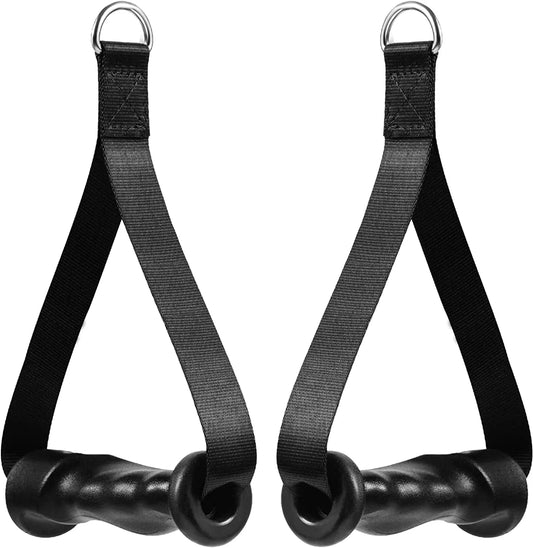 Vopit Ergonomic Exercise Handles, Workout Equipment, for Home Gym, Exercise Bands, Resistance Bands, Cable Machine