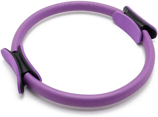 WEWESALE Pilates Circle, Magic Pilates Ring Workouts Exercise Fitness Training Full Body Toning Sculpting Inner/Outer Thighs Weight Loss (Purple)