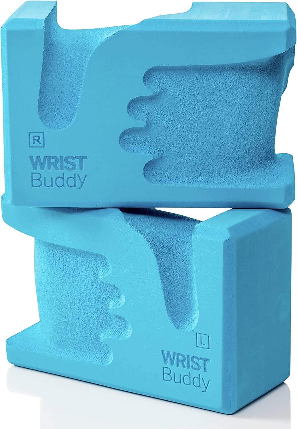 WRIST BUDDY Yoga Blocks 2 Pack | Reduces Wrist Compression, Maximizes Wrist Comfort, Grip Strength, and Support | Yoga Block Yoga Accessories EVA Foam Blocks Yoga Set Yoga Kit | Great Gifts