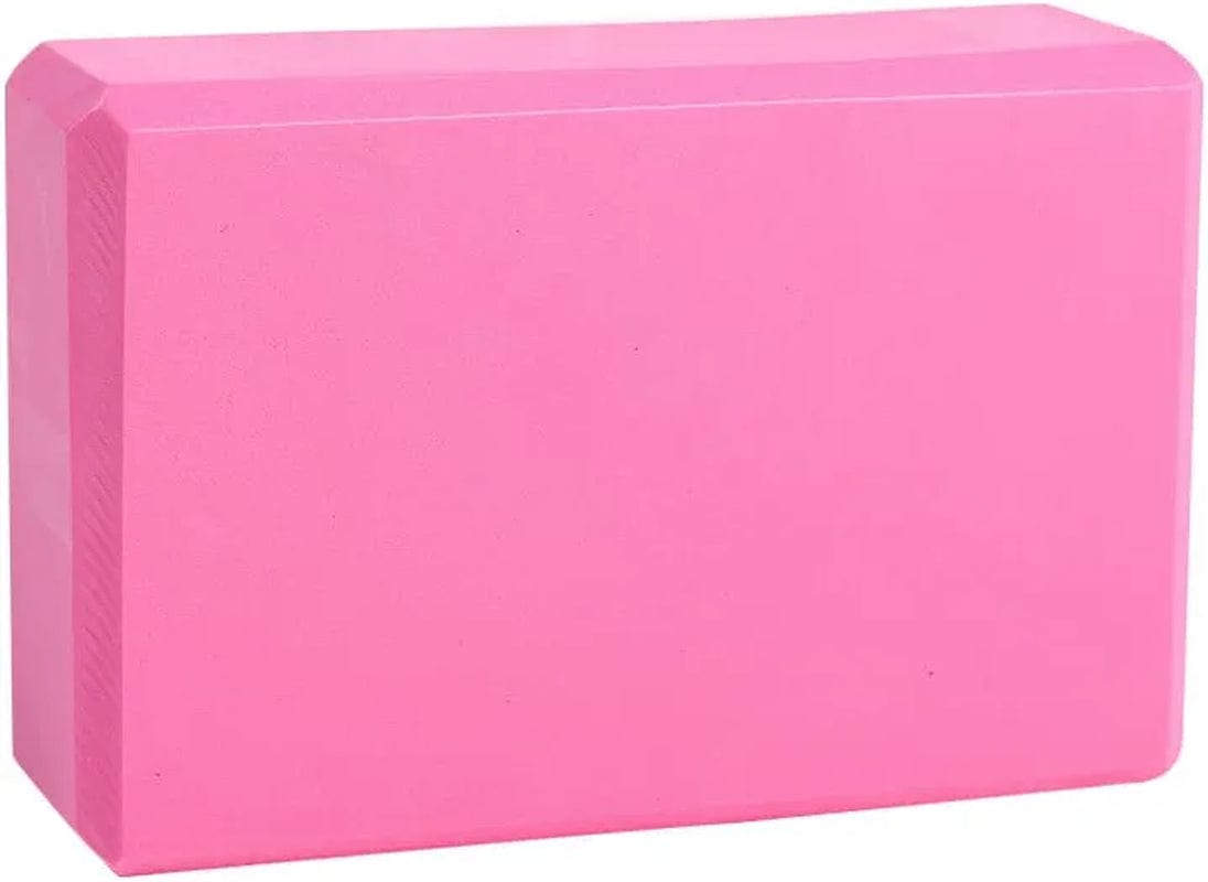 XMHMLF Yoga Block, High Density EVA Foam Fitness Brick Non-Slip Pilates Block High Support Soft Comfortable Edges Lightweight Meditation Accessories for Women