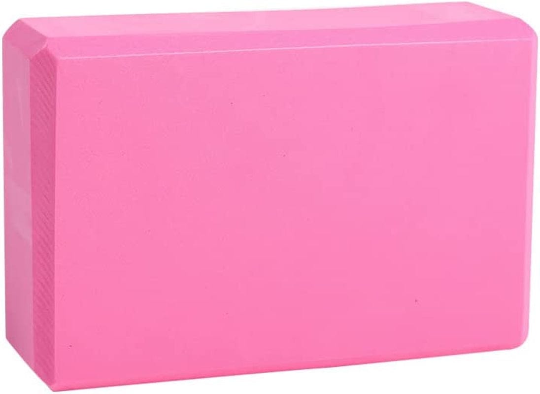 XMHMLF Yoga Block, High Density EVA Foam Fitness Brick Non-Slip Pilates Block High Support Soft Comfortable Edges Lightweight Meditation Accessories for Women