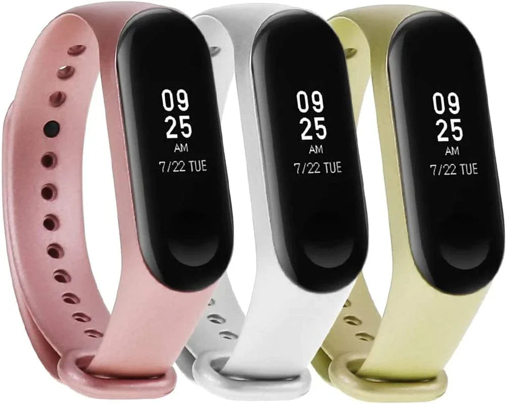 Ybludiy Mi Band 4 Strap,Soft Bands for Xiaomi Mi Band 4 Strap/Xiaomi Mi Band 3 Strap,Colorful Wristbands Replacement Accessories Straps Bracelets for Mi Band 4 Strap