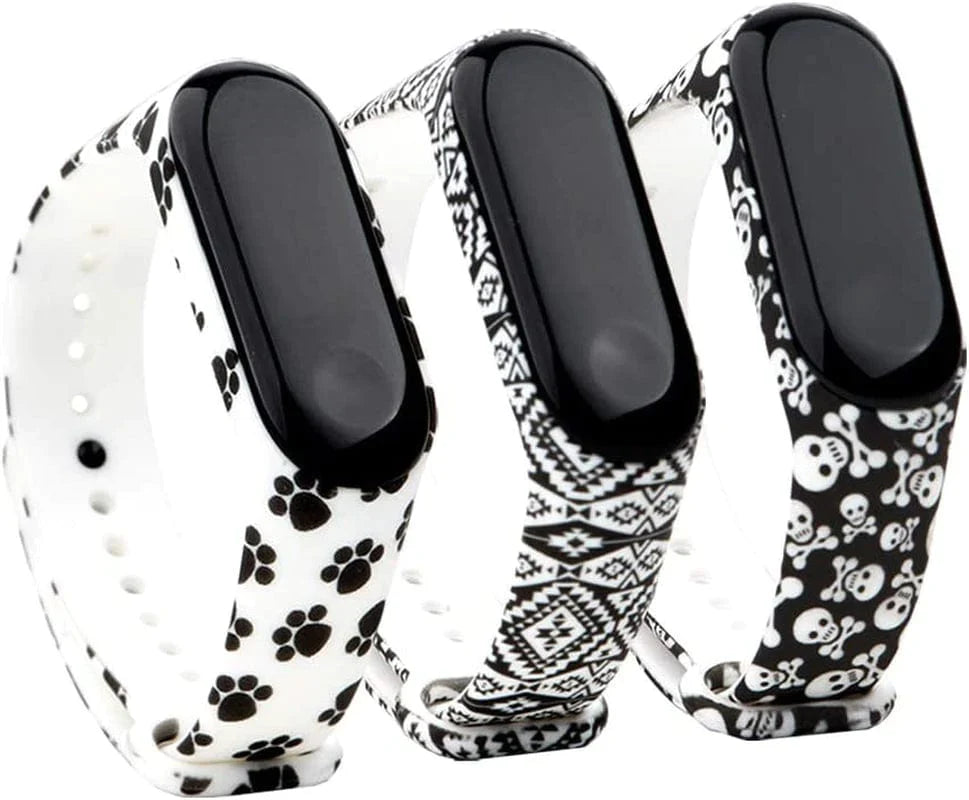 Ybludiy Mi Band 4 Strap,Soft Bands for Xiaomi Mi Band 4 Strap/Xiaomi Mi Band 3 Strap,Colorful Wristbands Replacement Accessories Straps Bracelets for Mi Band 4 Strap