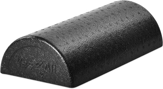 Yes4All High Density Half round Foam Roller Support Pain Relieved, Physical Therapy, Back, Leg and Muscle Restoration, 12", 18", 24", 36"