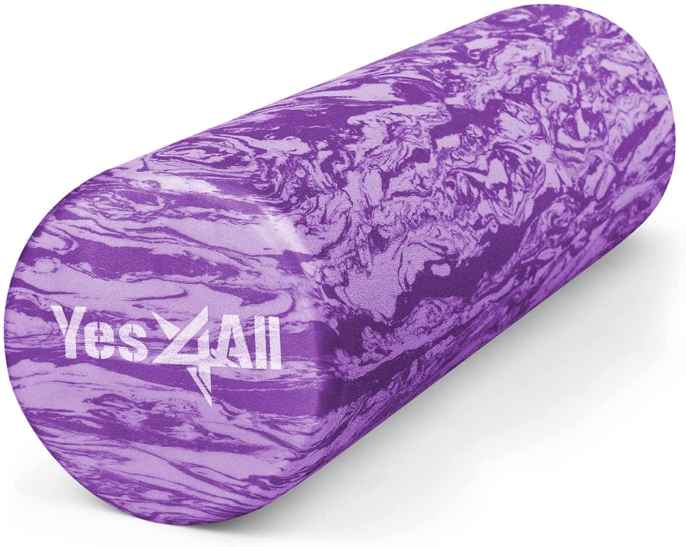 Yes4All Medium-Density round EVA Foam Roller 12", 18", 24", 36" for Back, Legs, Exercise, Deep Tissue, Physical Activities and Muscle Massage