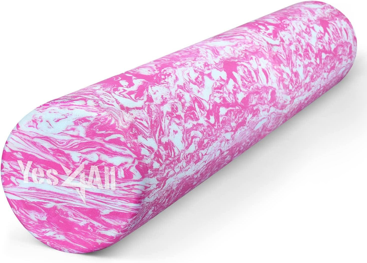 Yes4All Medium-Density round EVA Foam Roller 12", 18", 24", 36" for Back, Legs, Exercise, Deep Tissue, Physical Activities and Muscle Massage