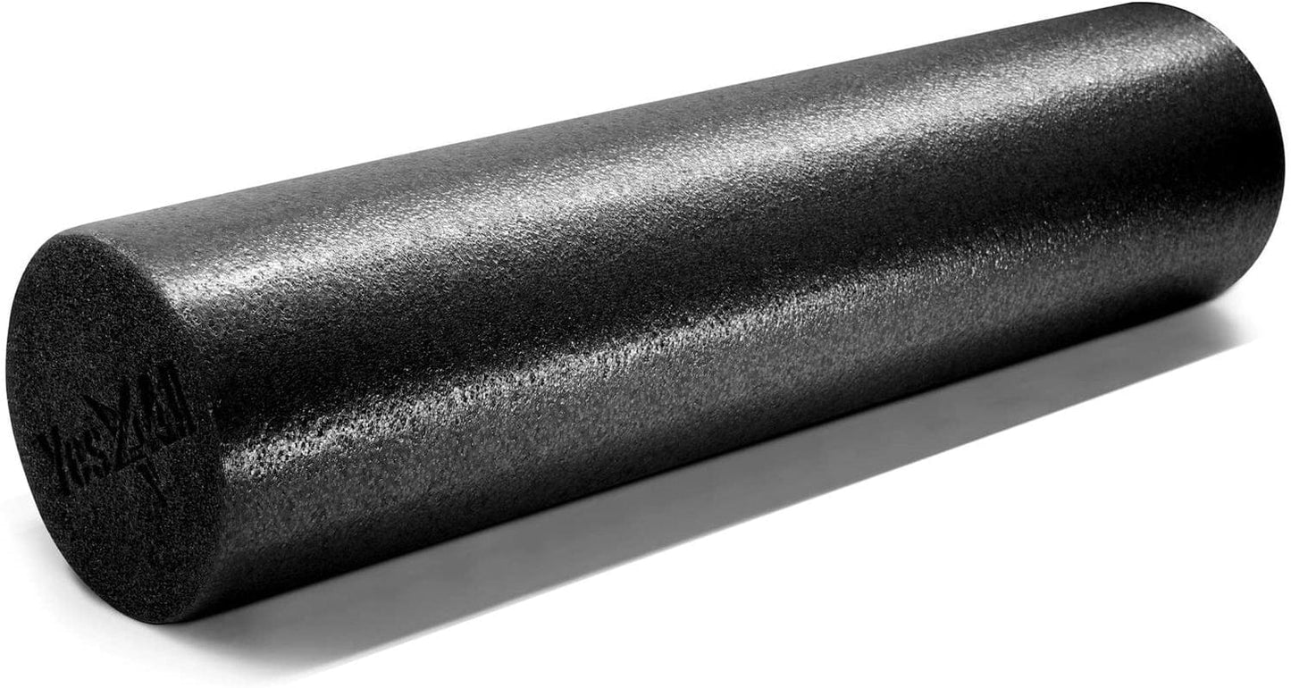 Yes4All Soft-Density round PE and Two-Layer Foam Roller 12", 18", 24", 36" for Back, Legs, Exercise, Deep Tissue and Muscle Massage