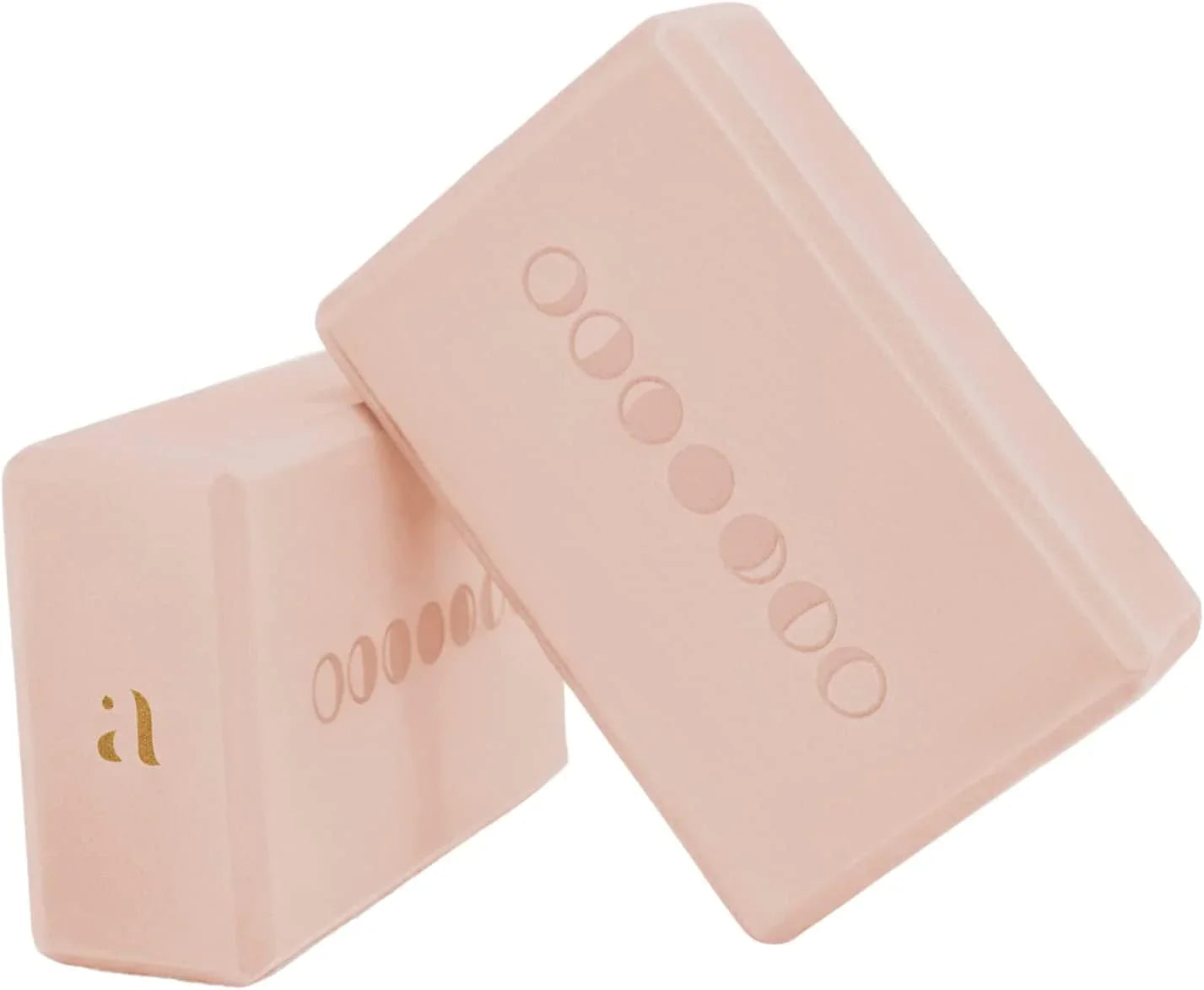 Yoga Blocks 2 Pack - High Density Lightweight EVA Foam Yoga Bricks - Home and Travel Yoga Block Set - Yogi Accessories and Props