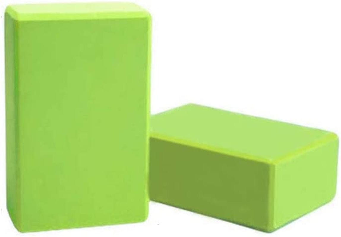 Yoga Blocks-2Pc Blocks Set-High Density EVA Foam Blocks to Support and Deepen Poses,Improve Strength and Balance and Flexibility-Lightweight, Perfect for Home or Gym