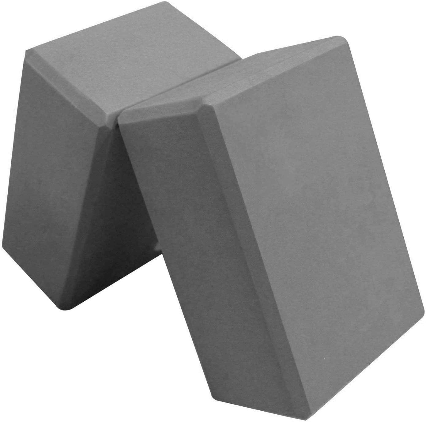 Yoga Blocks-2Pc Blocks Set-High Density EVA Foam Blocks to Support and Deepen Poses,Improve Strength and Balance and Flexibility-Lightweight, Perfect for Home or Gym