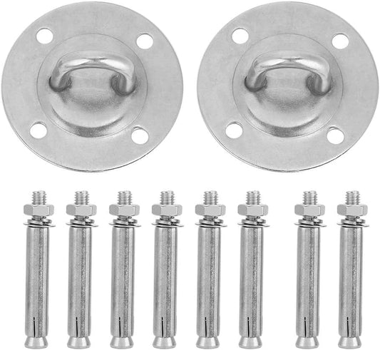 Yoga Hammock Fixed Disc Wall Ceiling Mount Bracket Indoor or Outdoor Suspension Trainer for Suspension Strap Trainer