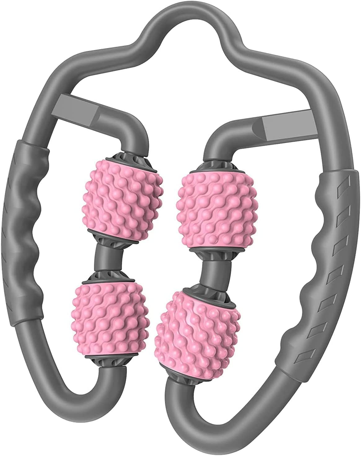 YRYPDQ Muscle Roller, Trigger Point Muscle Roller for Tennis Elbow and Golfer Elbow, Calves, Leg, Arms, Foam Roller Deep Massage Tool for Relieve Muscle Soreness, Stiffness and Tight Muscles (Pink)