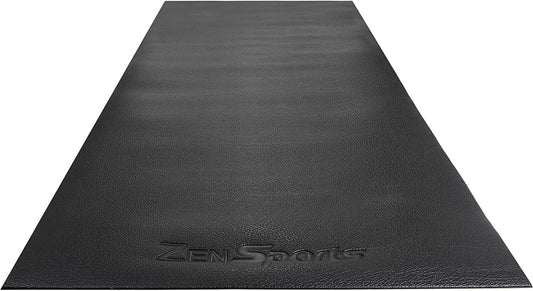 ZENY Exercise Equipment Mat Treadmill Mat 8X3 Ft Floor Mat High Density Fitness Gym Mat for Indoor Bike Cycling Mat,Jump Rope Mat,Elliptical Mat,Hard Floor Carpet Protection
